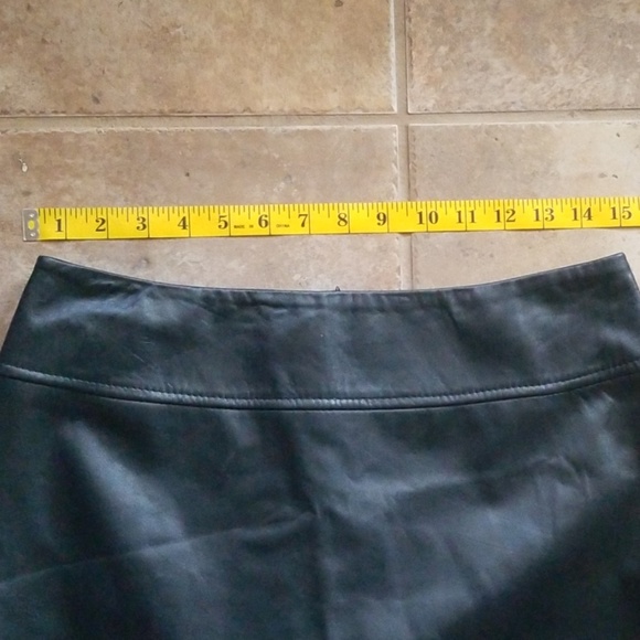 ❤100% Leather Calvin Klein Skirt size 8 - Picture 8 of 8